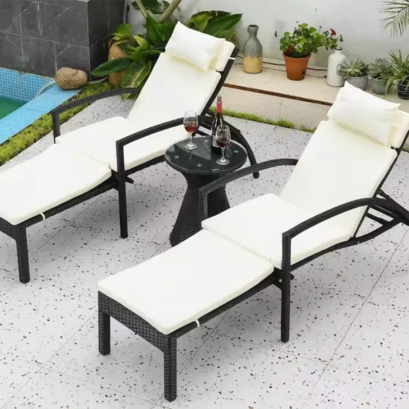 

Sunbed Travel Chair Adult Folding Beach Chairs Tourist Reclining Armchairs Accessories Long Comfortable Balcony Furniture Hotels