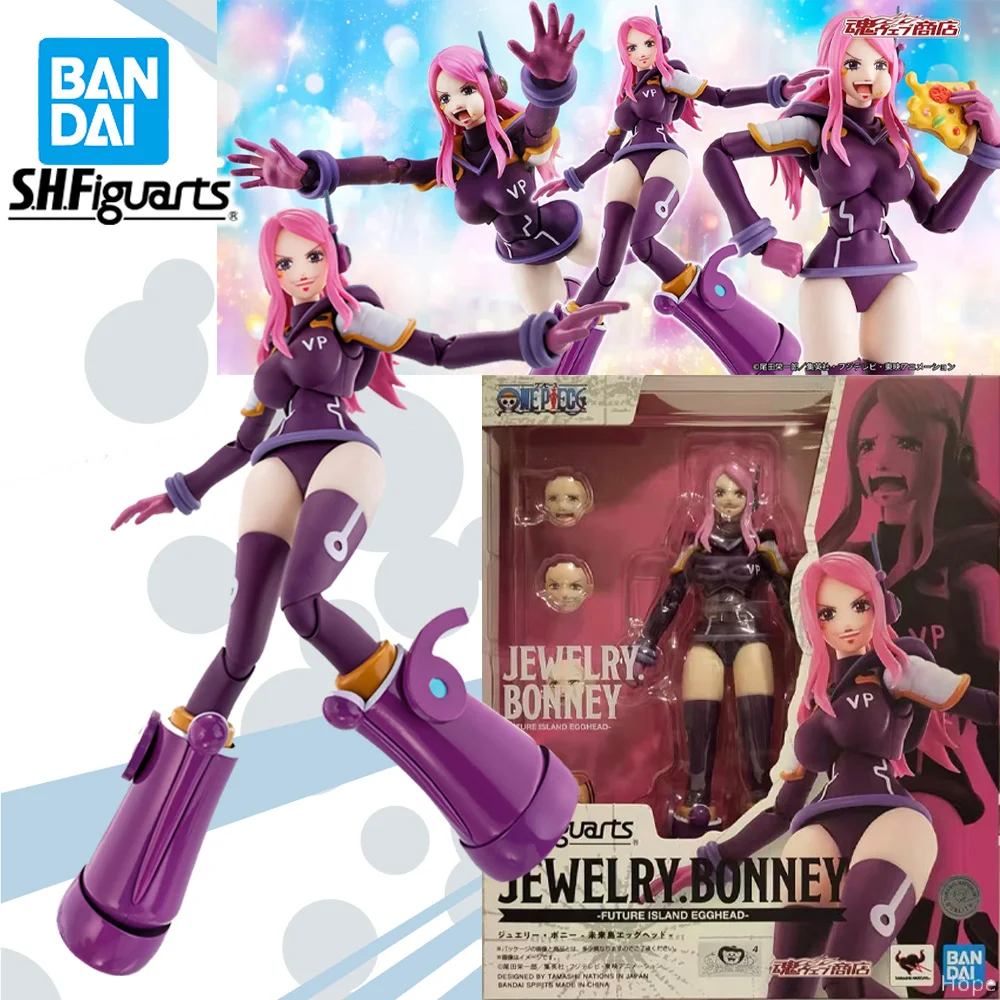 Официально лицензированный BANDAI SHFiguarts Future Island Egghead, ювелирные изделия, фигурка Бонани, аниме, экшн-модель, цельная фигурка, игрушка