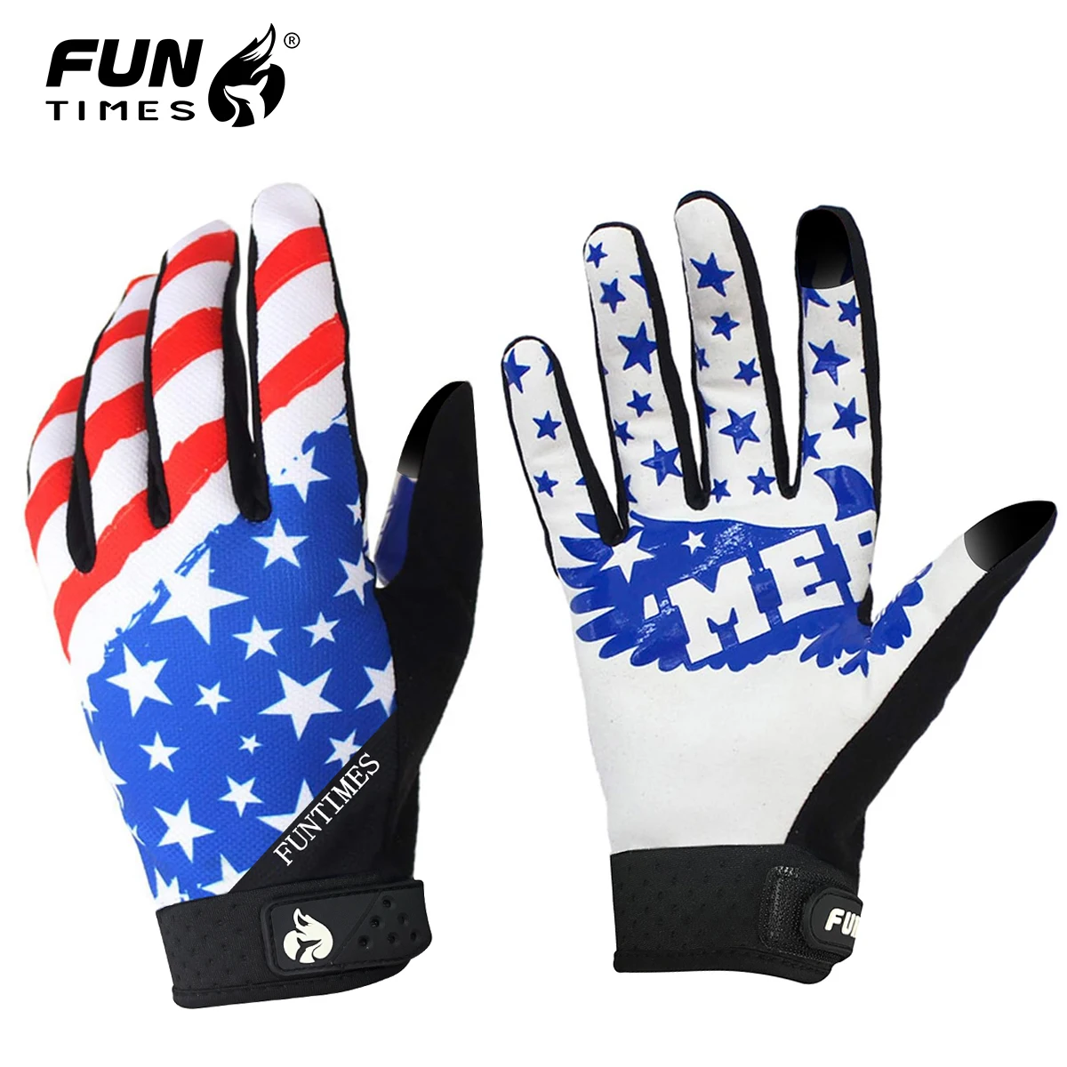 Funtiks-قفازات ركوب الدراجات النارية ، إصبع كامل ، في الهواء الطلق ، دراجة ، جديد ، أربعة مواسم ،