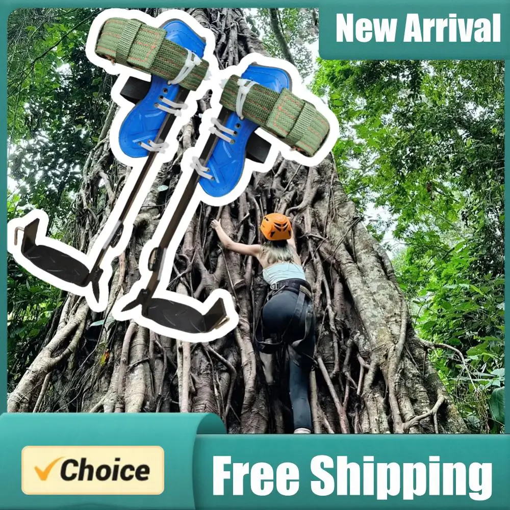 

Комплект для лазания по деревьям, грузоподъемность 350 фунтов, регулируемая высота, снаряжение для лазания по деревьям, оборудование для выживания в джунглях