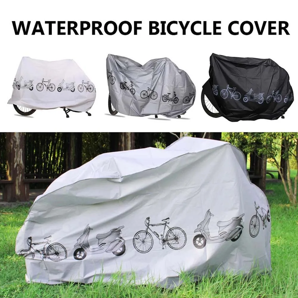 Wasserdichte UV-Schutz-Fahrradabdeckung Outdoor Regen-Staubschutz Fahrrad-Schutzhülle Zubehör für MTB Mountainbike Rennrad – Detail 1