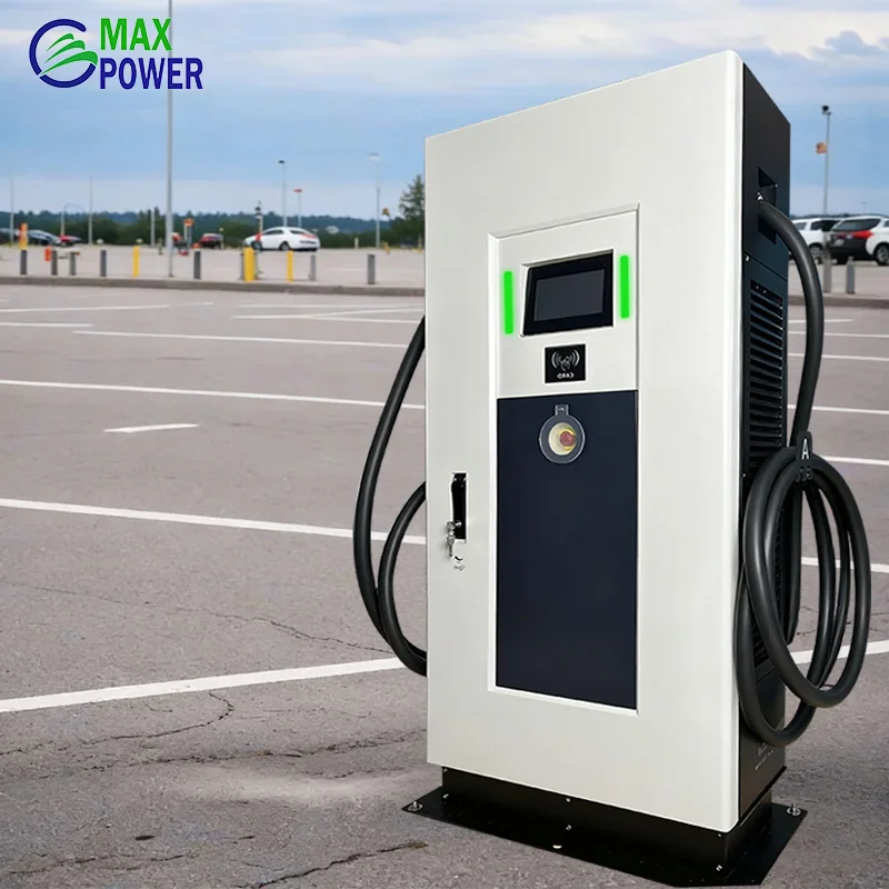New Arrivals Floor Mounted Dual  CCS2 120 kW EV Charging Station DC Electric Vehicle Charger Pile
