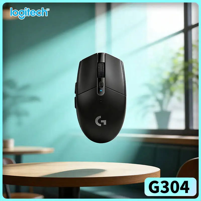 Logitech G304 Wireless Gaming Mouse 12000 DPI HERO Sensor LIGHTSPEED 1ms 9-Month Battery Business Reliable Users