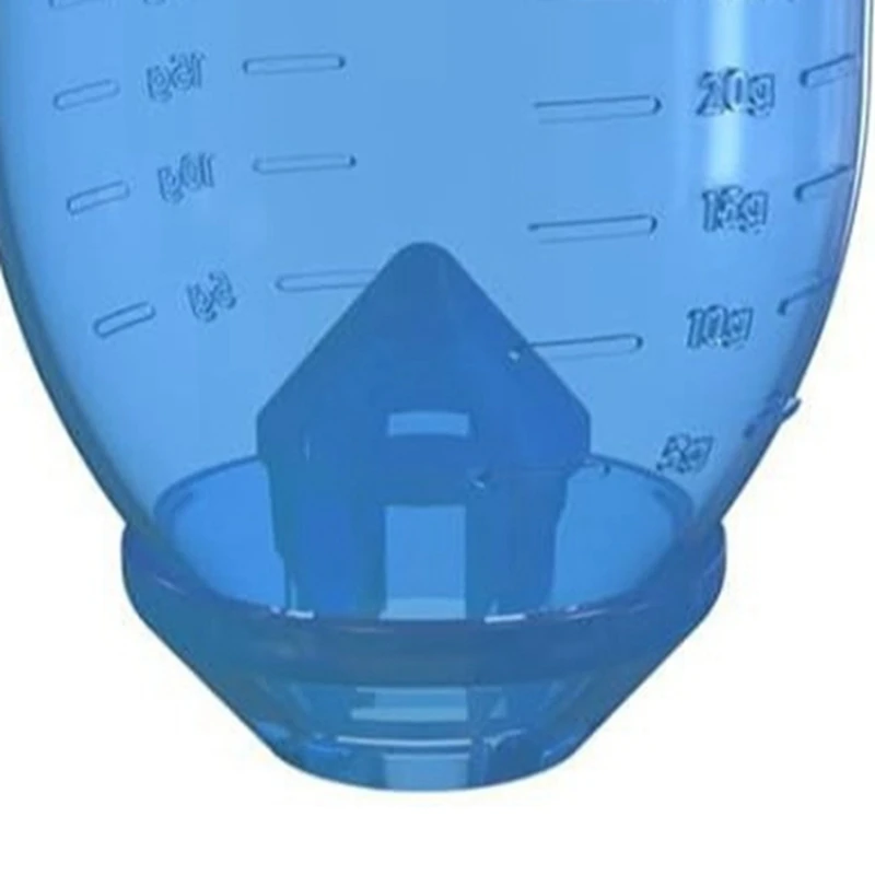 Kitchen Measuring Scoop,Convenient Measuring Spoon, Spill-Proof Portable Leaky Single Measuring Spoon With Scale