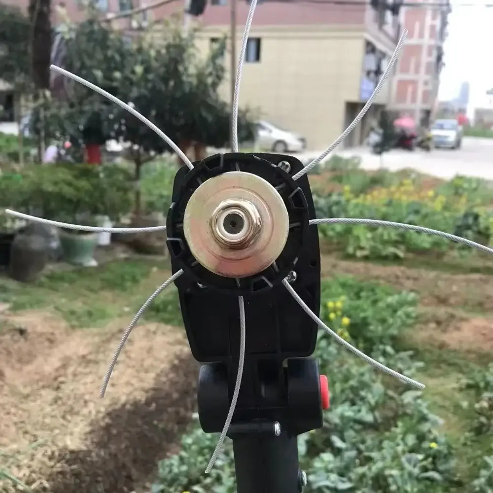 1Pcs Steel String Trimmer Head Wire Line Electric Weed Eater Head Replacement 5.5mm Weed Wacker Head for Cordless Grass Trimmers