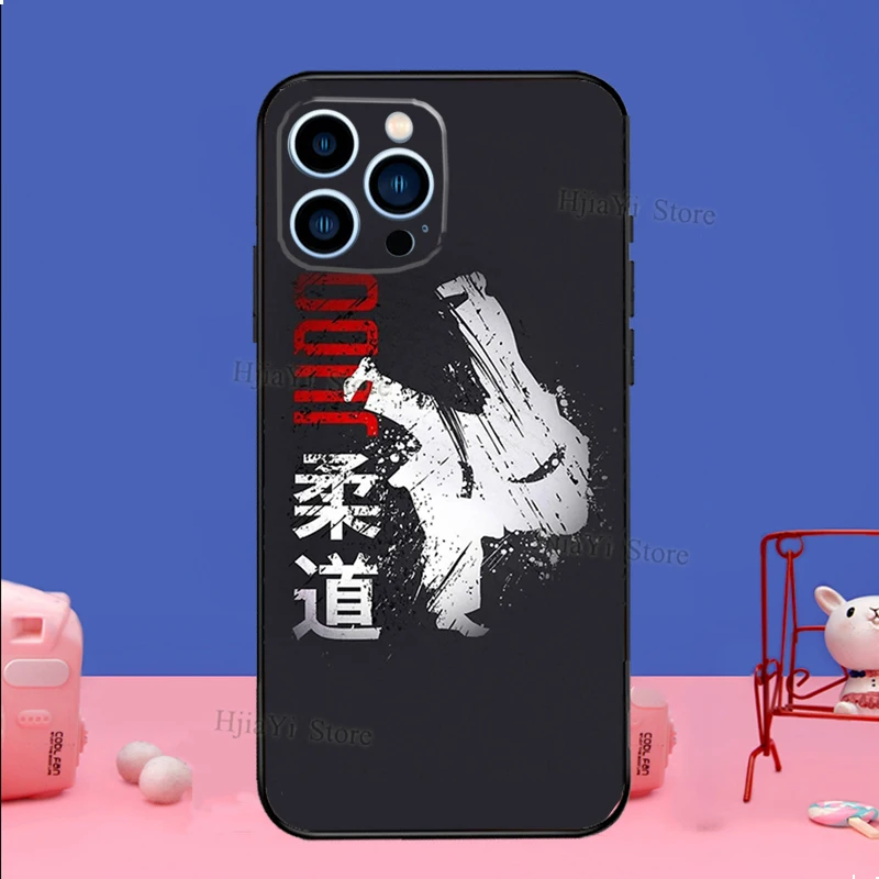 Judo Phone Case For iPhone 16 15 12 13 Mini 11 14 Pro XS Max Plus X XR Silicone Cover