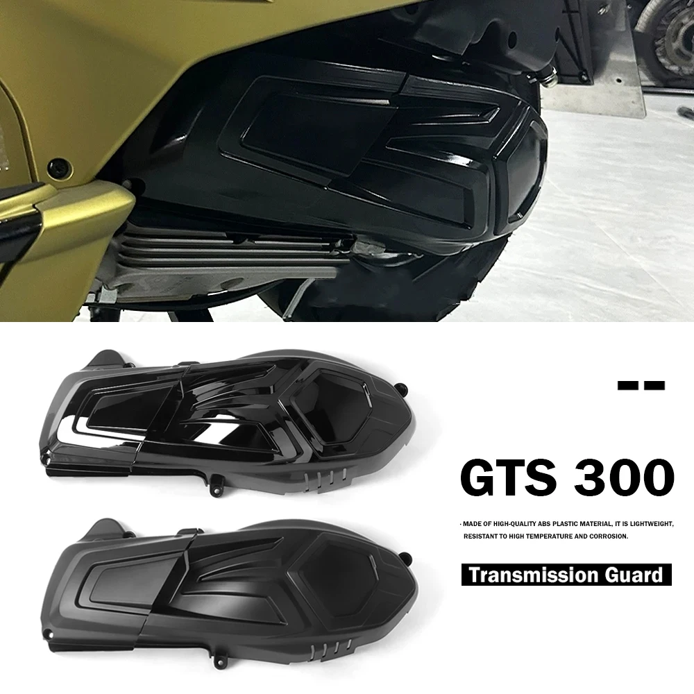 

Motorcycle Accessories Scooter Black Engine Cover Engine Protector Bolt Guard Set For Vespa GTV300 GTV 300 GTS300 GTS 300 HPE