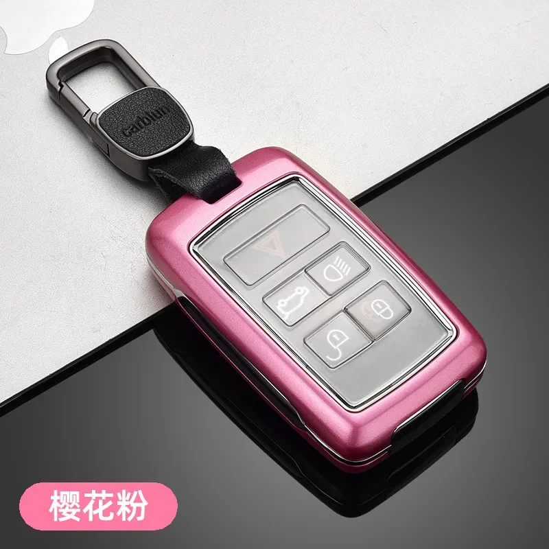 2024 Aluminium Alloy Car Key Cover Protection Case Purse Wallet for Land Rover New Range Rover Jaguar Aurora Metal Accessories