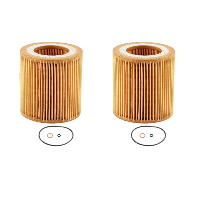 2X 11-42-7-953-129 Engine Oil Filter For-BMW F22 F23 F30 F34 228I 320I 328I 428I 428I 528I X1 X3 Z4 11427953129