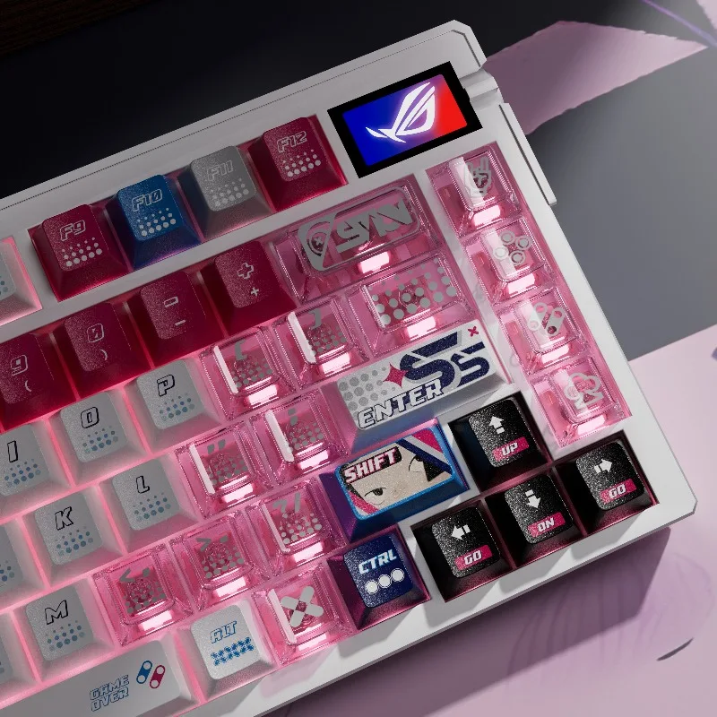 

Набор колпачков для клавиш Visual Blue Theme, ПК, вишневый профиль, оригинальные колпачки ручной работы на заказ для механической клавиатуры, аксессуары, подарок «сделай сам»