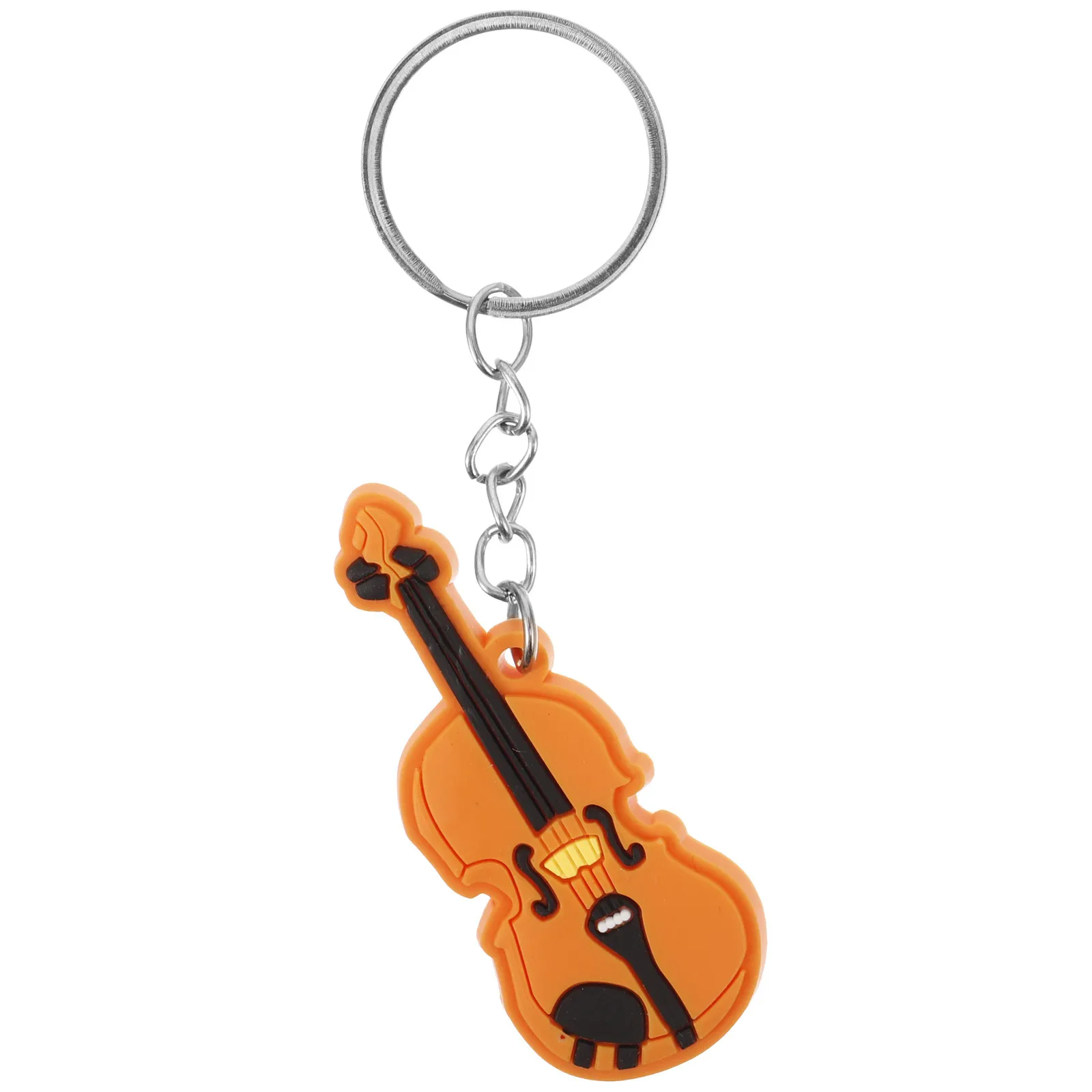 Creative Violin Keychain Pendant Miniature Musical Instrument Charm for Keys Bag Handbag Purse Hanging Decor Gift for Music