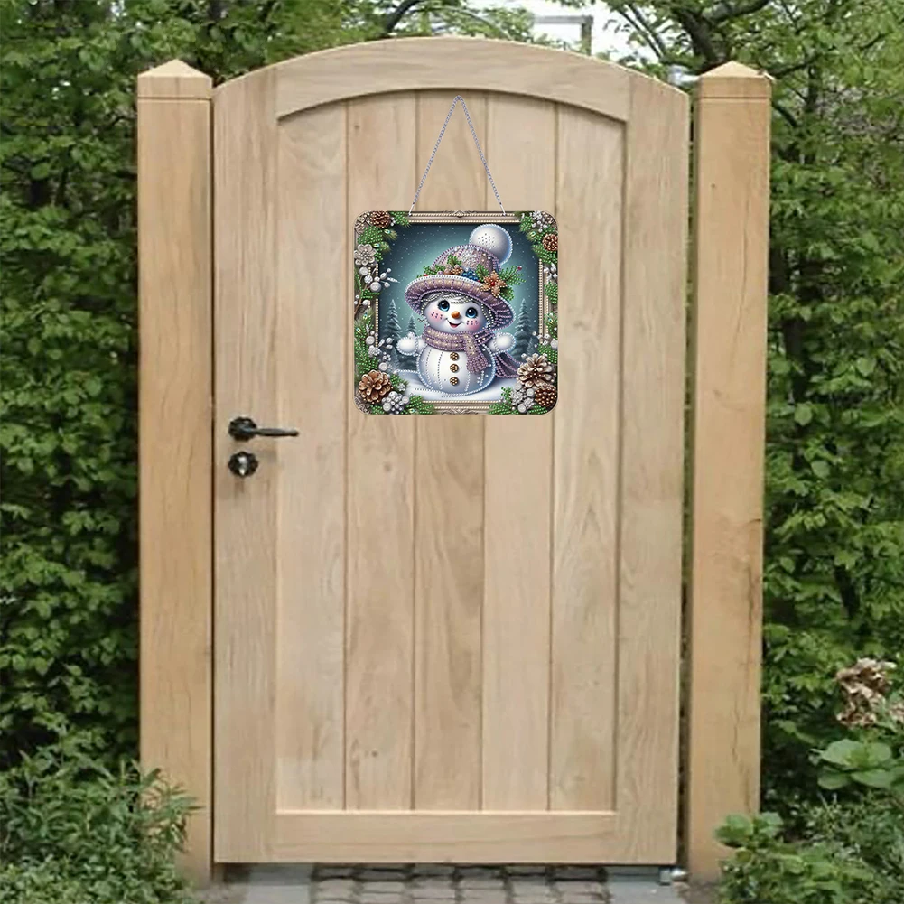 2D Flat DIY Hanging Diamond Art Kits Diamond Painting Set Rhinestone Diamond Art Window Pendants DIY Home Decor Hanging Charm