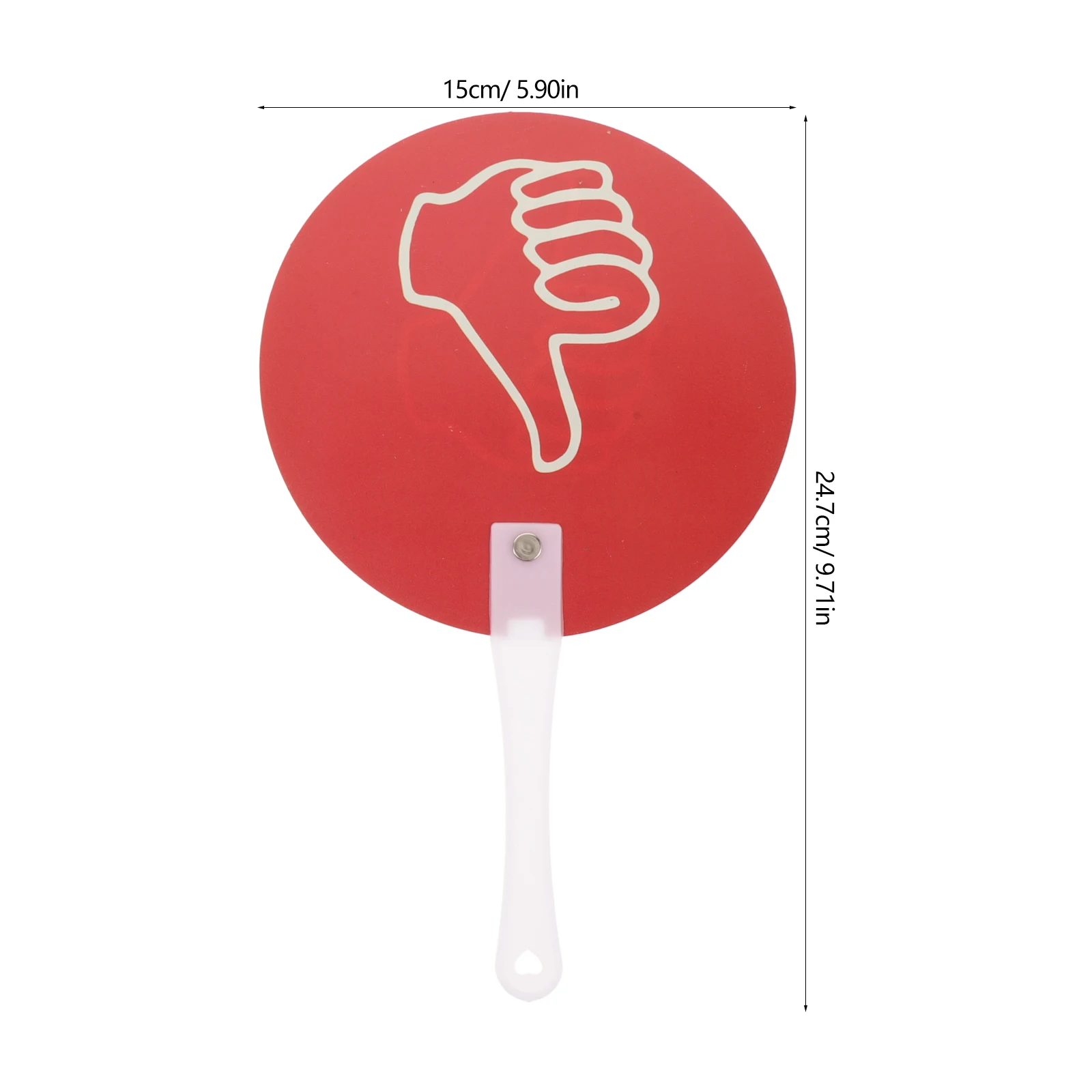 5 Pcs Sign Paddles for Classroom Voting Early Education Materials Plastic Voting Paddles Reusable Teaching Aids