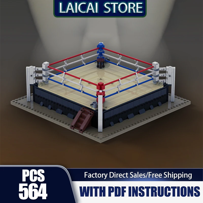 

Creative Series Moc Building Bricks Boxing Scene Technology Modular Blocks Gifts Christmas Toys DIY Sets Construstion Assembly