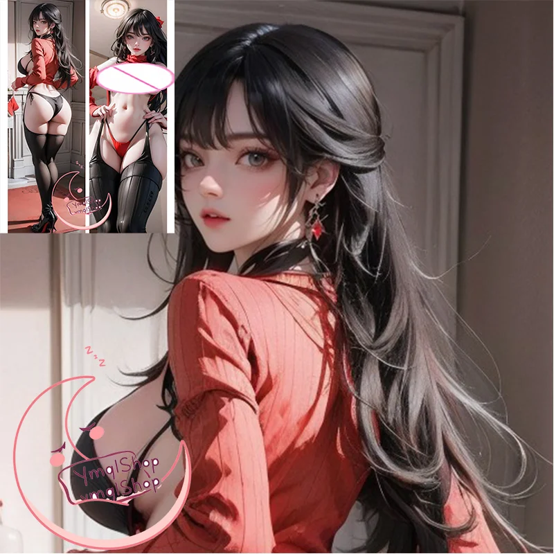 

AI Dakimakura Cover - 1:3 or 45x45 Double-sided Print Life-size body Custom Anime Pillow Case Unlimited AI Girl