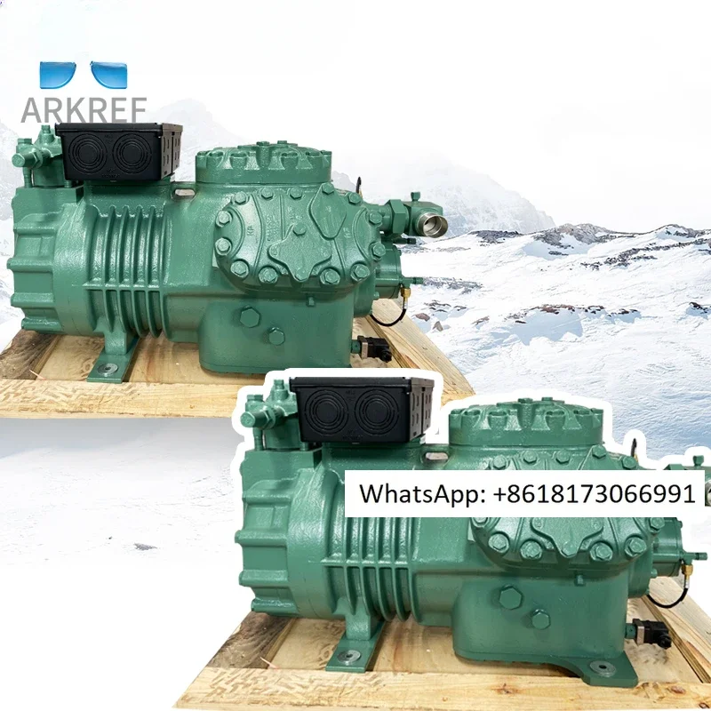 Original Bitzer semi enclosed reciprocating compressor 3hp 4hp 5hp 6hp 7hp 10hp 12hp 14hp 15hp 18hp 20hp 25hp 30hp 40hp 50hp1PC