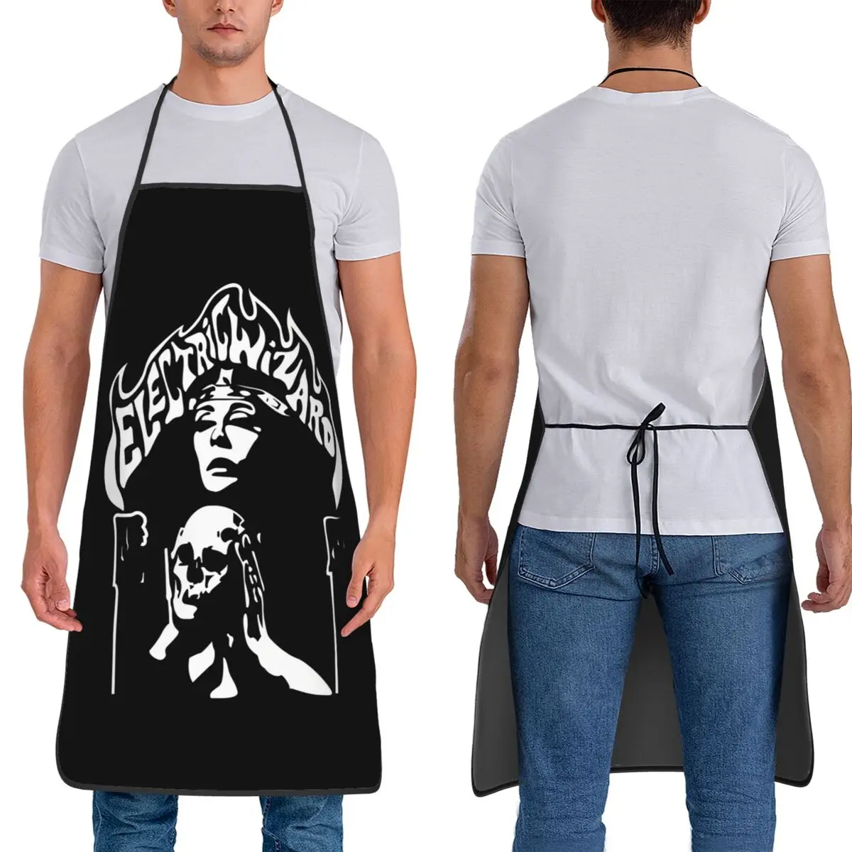 

Электрический фартук волшебника шеф-повара для приготовления пищи, выпечки, нагрудник без рукавов, кухонный фартук для уборки для женщин и мужчин, садоводство