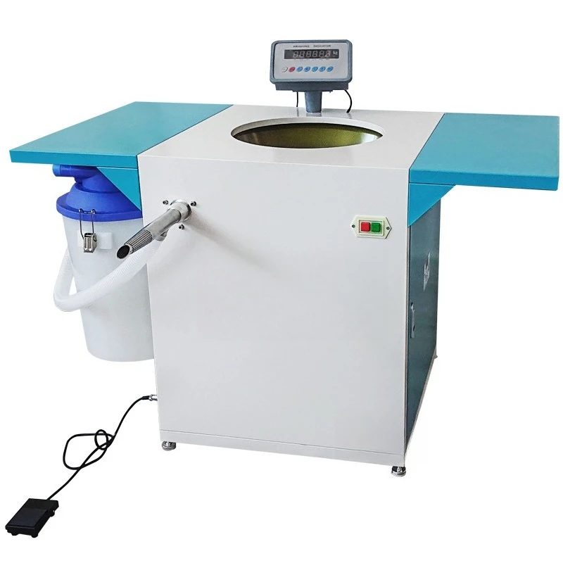Semi-automatic down filling machine with scale quantitative weighing down jacket cotton hand plug cotton pearl cotton small pn