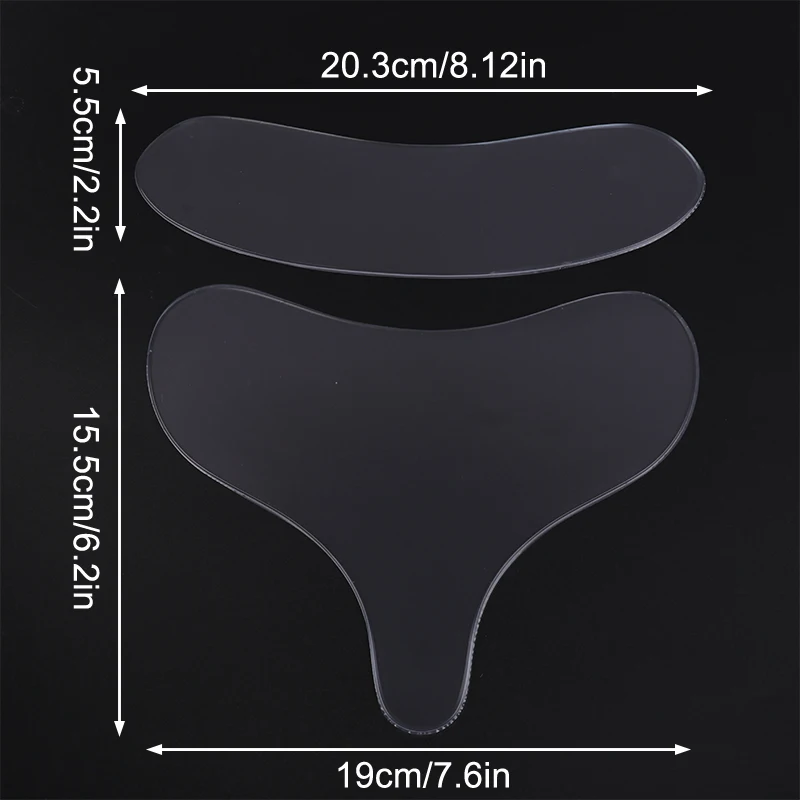 2 قطعة/المجموعة المضادة للتجاعيد الصدر الرقبة بطانة حماية من السيليكون قابلة لإعادة الاستخدام قابل للغسل بقع مزيل العلاج مكافحة الشيخوخة تشديد السلس العناية بالبشرة #2