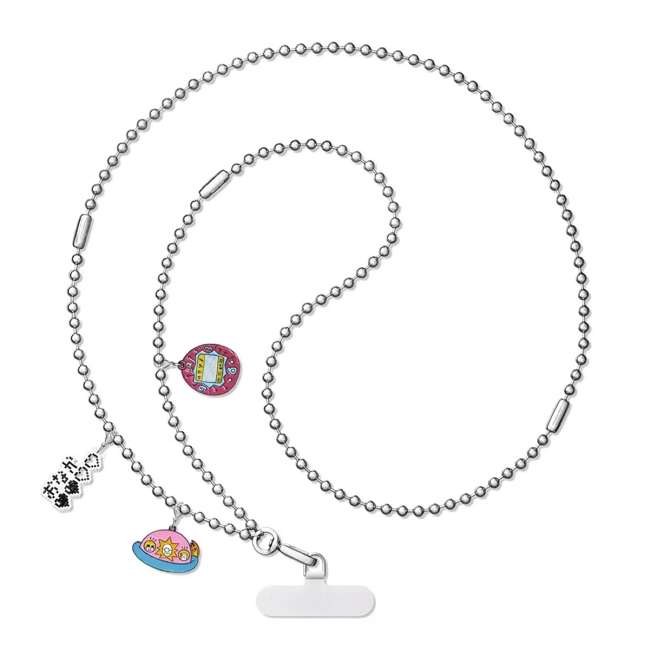 Spaceship Pendant Phone Charm Accessories for Galaxy for IPhone 12 13 14 15 16 17 Pro Max Case