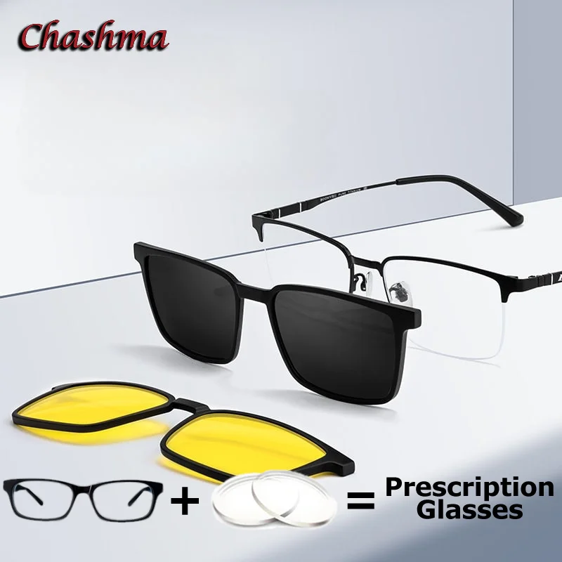 

Clip On Eyewear Frame Prescription Optical Lenses Men Fashion Trend Progressive Spectacles Women Anti Blue Ray Computer Glasses