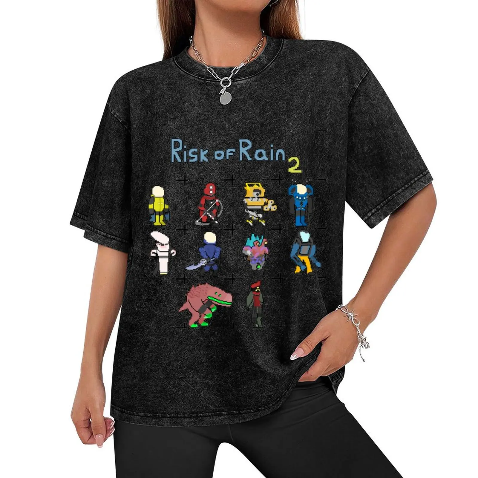 Risk Of Rain 2, Ror 2, Ror, Rain, Risk, Game T-Shirt oversizeds animal prinfor boys t shirts for men pack