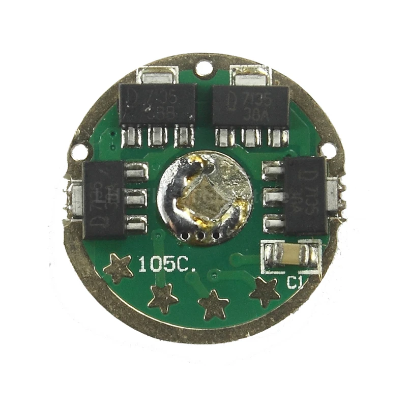 Nanjg 105C 17mm AMC7135 Flashlight Driver Board