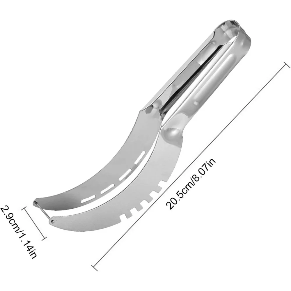 Watermelon Slicer, Stainless Steel Cutter, Cutter, Pitaya, Papaya and Soft Fruit Cutter