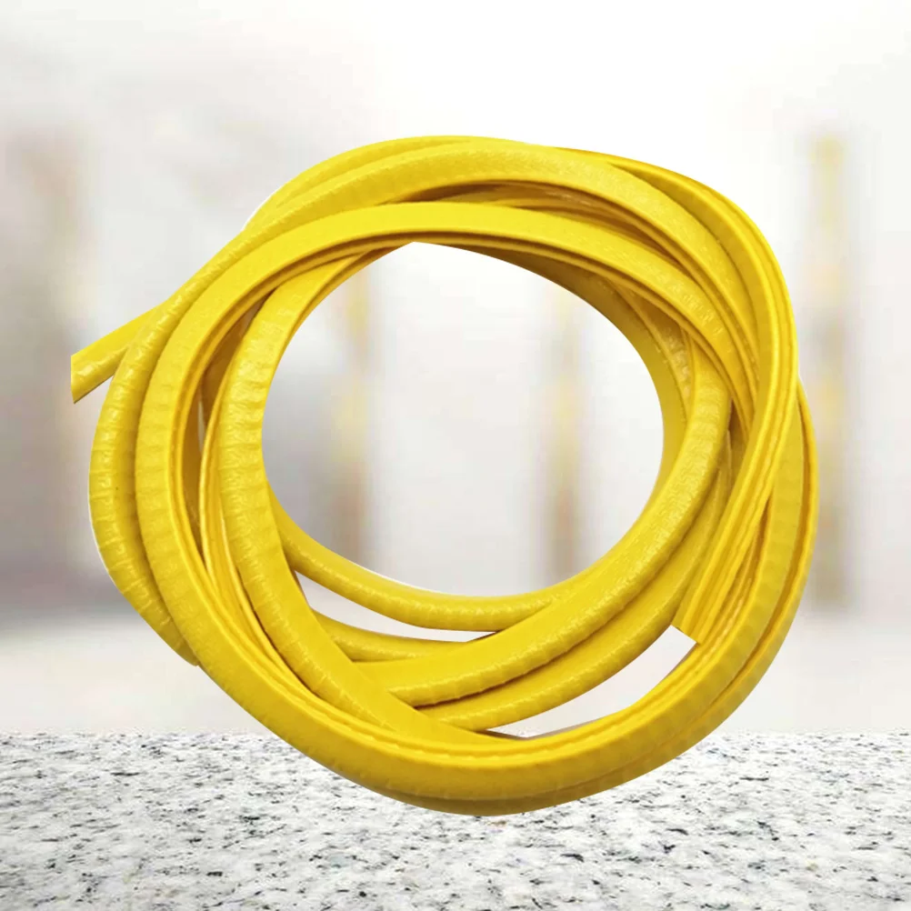 

1pc 5M Universal Car Door Scratch Protector Waterproof Dustproof Noise Reduction Guard Strip For Automobile Edges Yellow