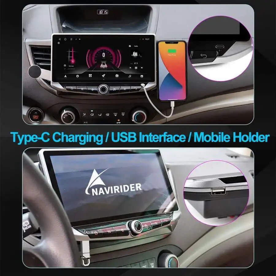 Android 14 Qled Screen 10.88Inch Carplay For Citroen C4 2012 - 2017 Car Radio Multimedia Video Player Navi GPS Head Unit CarPlay