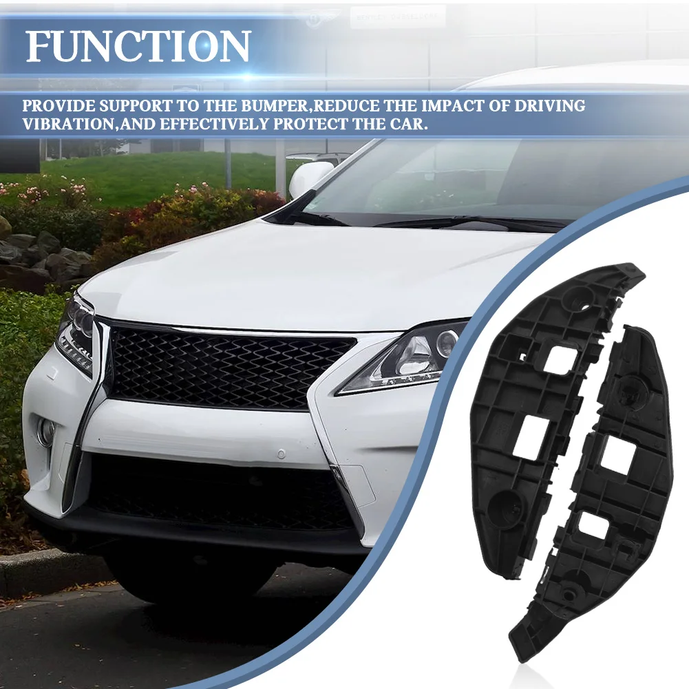 لكزس RX350 RX450h 2010-2012 زوج المصد الأمامي التجنيب تصاعد بين قوسين مجموعة 525350E023 LX1043104 525360E013 LX1042104