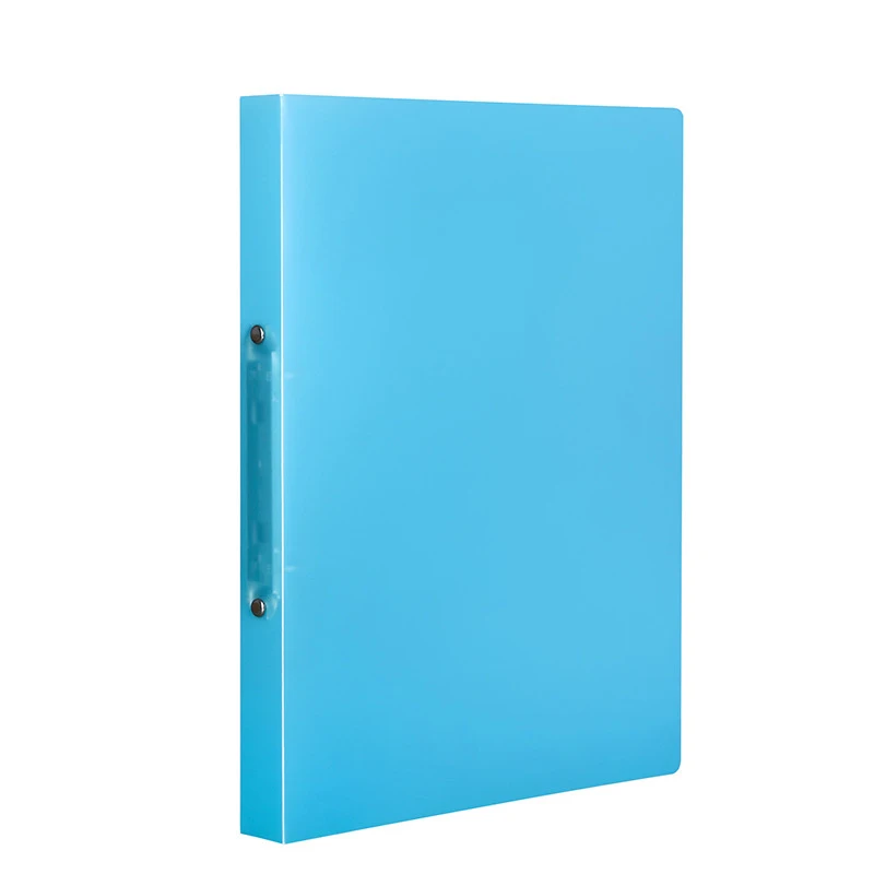 

1PCS A4 Perforated Folder Candy-Colored Transparent O-shaped 2-hole, 3-hole, 4-hole Waterproof File Folder Binder