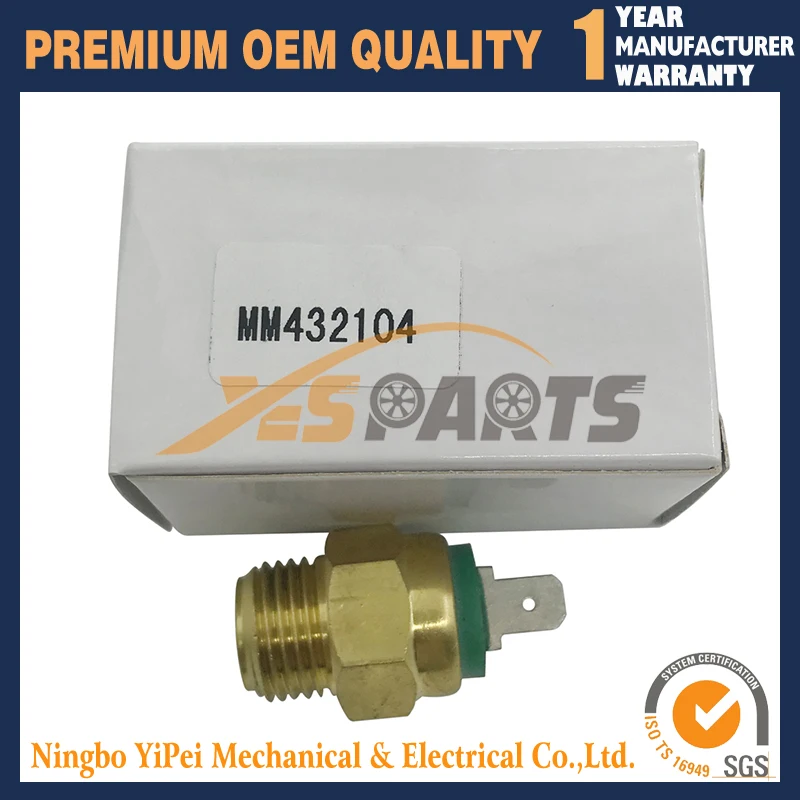 Water Temperature Sensor MM432104 for Mitsubishi Engine L2E L3E S3L2 S4L2 L2A