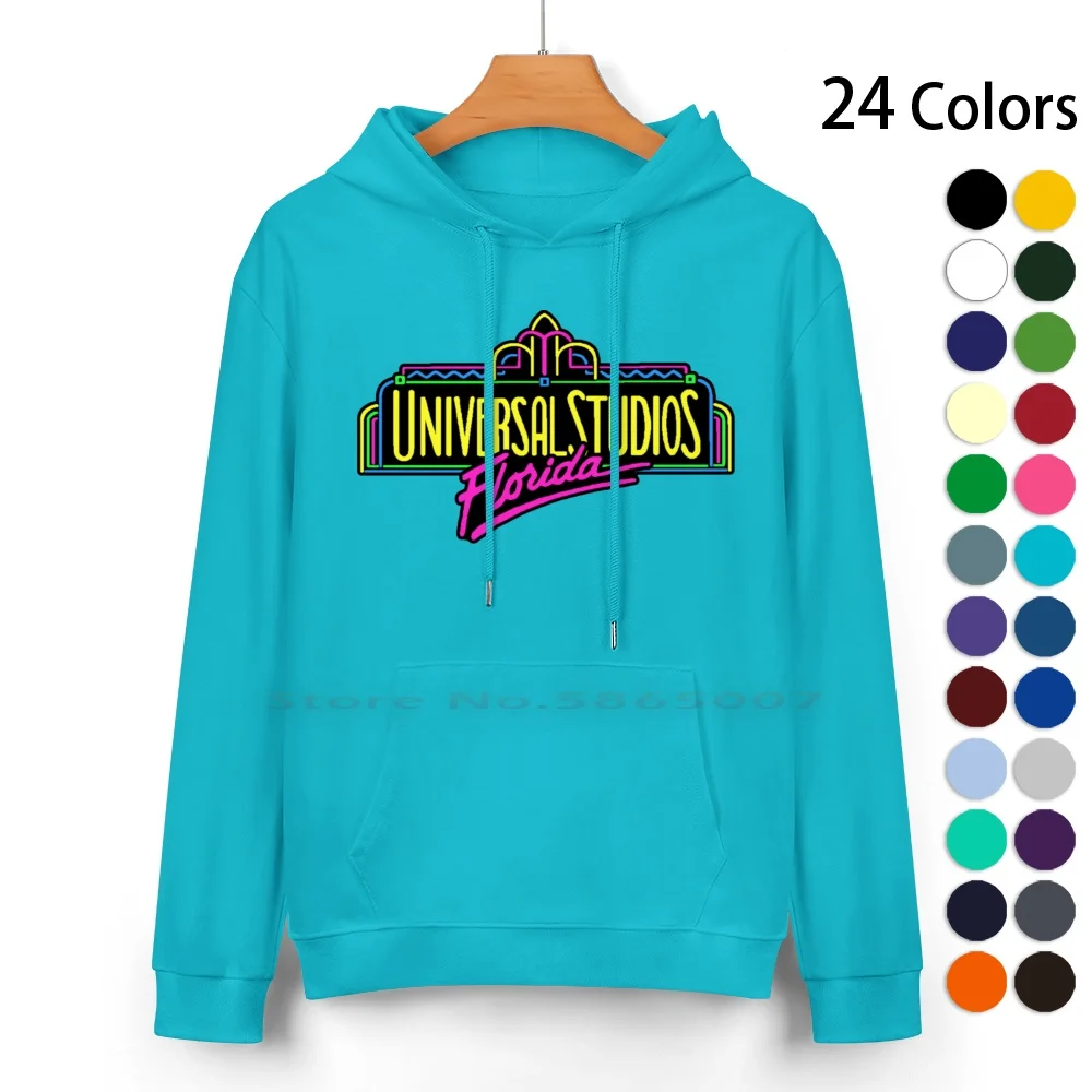 Universal Studios Florida V2 Pure Cotton Hoodie Sweater 24 Colors Florida Universal Music Microphone Ableton Live Speakers