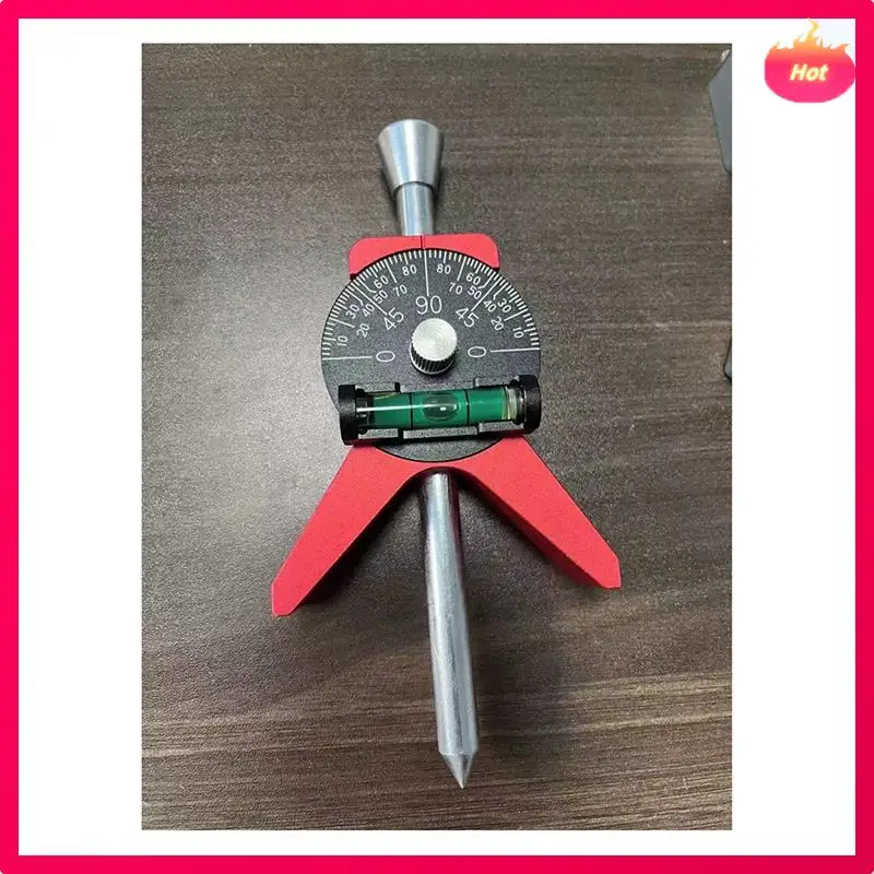 

New Pipe Center Finder, Center Finder Tool To Measure Pipe With 2.75Inch Ytype Base Fitted And Dial Bubble Protractor
