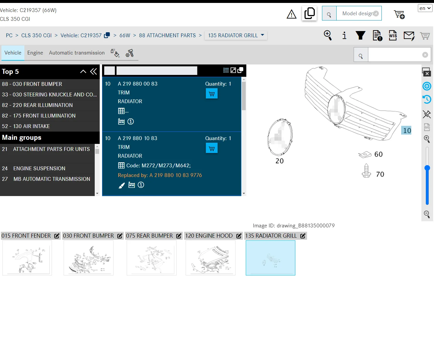 Nadaje się do Mercedes Benz A2198800083 przedni zderzak samochodowy siatka oczkowa podstawa siatki W219 CLS320 CLS350 CLS280 CLS500 CLS300 550