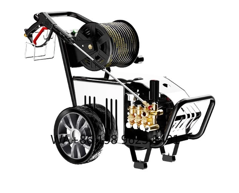 Cold Water High Pressure Washer With Hose Reel, Car Garden Outdoor Tunnel Cleaning Equipment