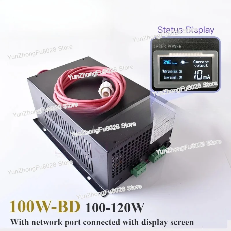 Startnow CO2 Laser Power Supply with 220V High Voltage with Network Port for CO2 Laser Tube Laser Cutting Part
