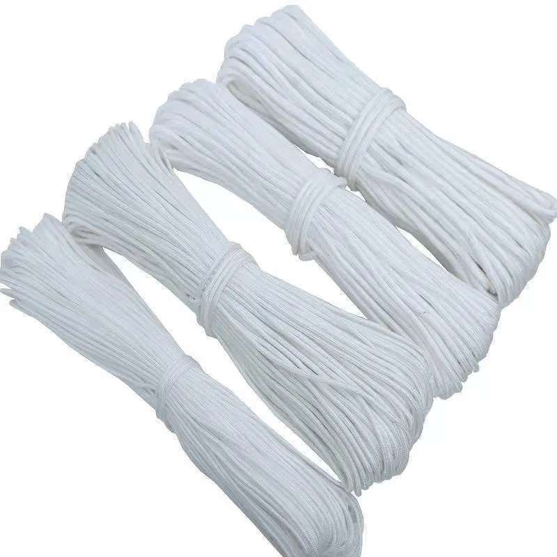 100 متر الغسيل في الهواء الطلق الأبيض متعددة الوظائف الحبال خيمة الحبل حزام أحجام متعددة من الحبال حبل قوي الملحقات في الهواء الطلق #6