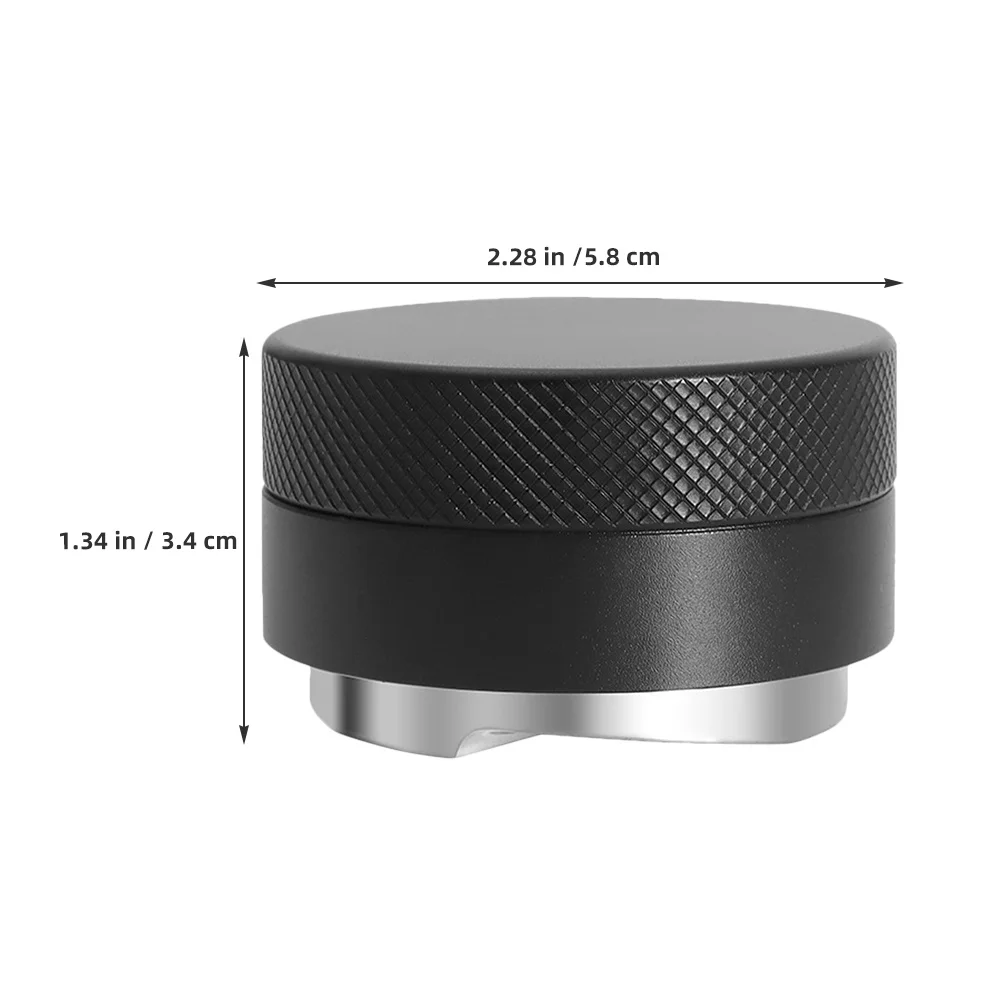 Coffee Distributor For Espresso Machines Stainless Steel Base Nonslip Handle Low Profile Design Leveler