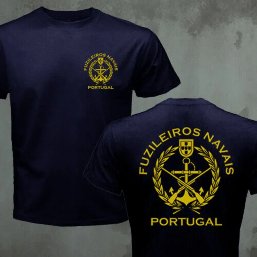 Portuguese Marine Corps Navies Corpo De Fuzileiros Special Forces Military T-shirt Short Sleeve Casual Cotton O-Neck T Shirts