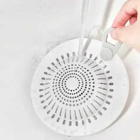 Universal Upgraded Drain Strainer, Anti-Clog Stainless Steel Bathroom Sink Hair Catcher, Kitchen Accessories