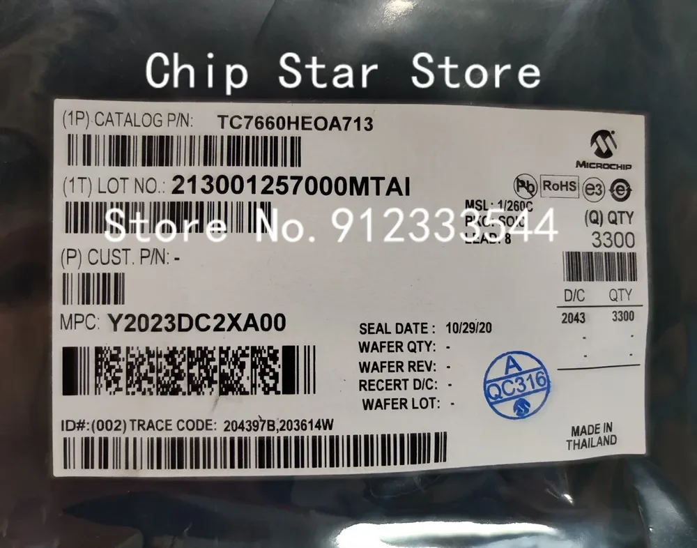 5-100pcs  TC7660  TC7660HEOA TC7660HEOA713  SOIC8  100%New And Original