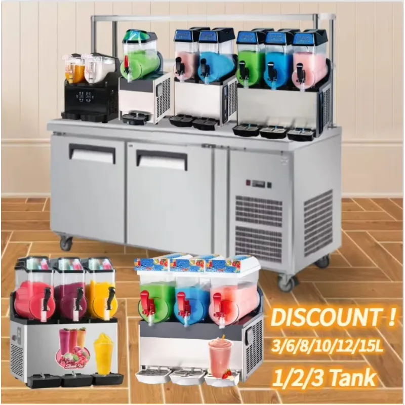 

Small Portable Slush-maschinen Ice Sluchy Comercial Industrial Cup Pink Slush Machine