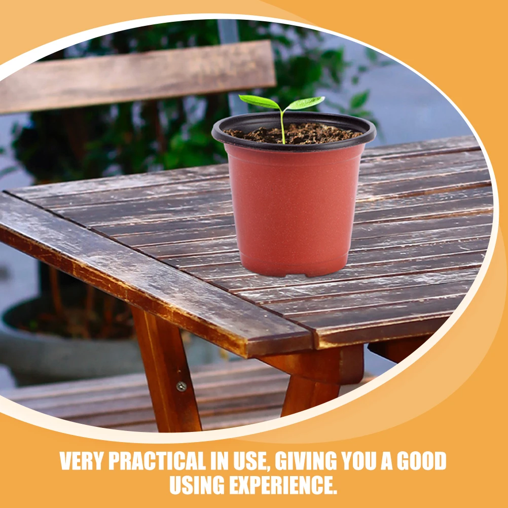 

120pcs Seedling Pot Planter Colorful Grow Pots Nursery Cups Durable PP Material Reusable Garden Planting for Succulents