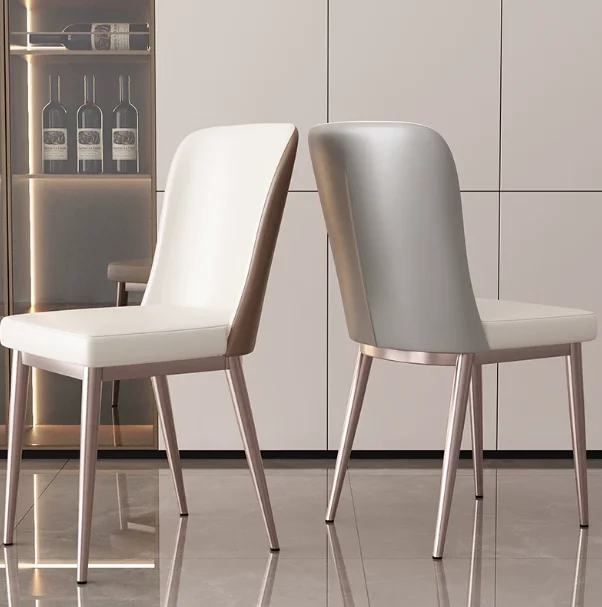 Dining chair, home use, Nordic soft package, leisure backrest chair, modern and simple restaurant dining chair, light luxury int
