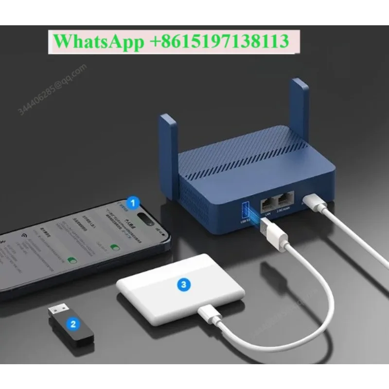 FOR TR3000 Mini Router AX3000 WiFi6 Portable and Compact