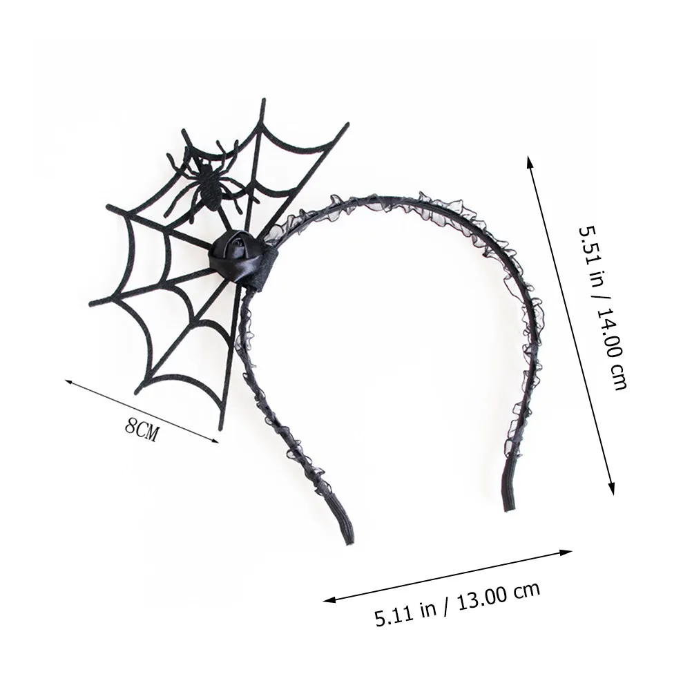 6pcs Halloween Spider Headband Set – Lightweight Comfortable Hair Hoop for Festive Look & Cosplay 5