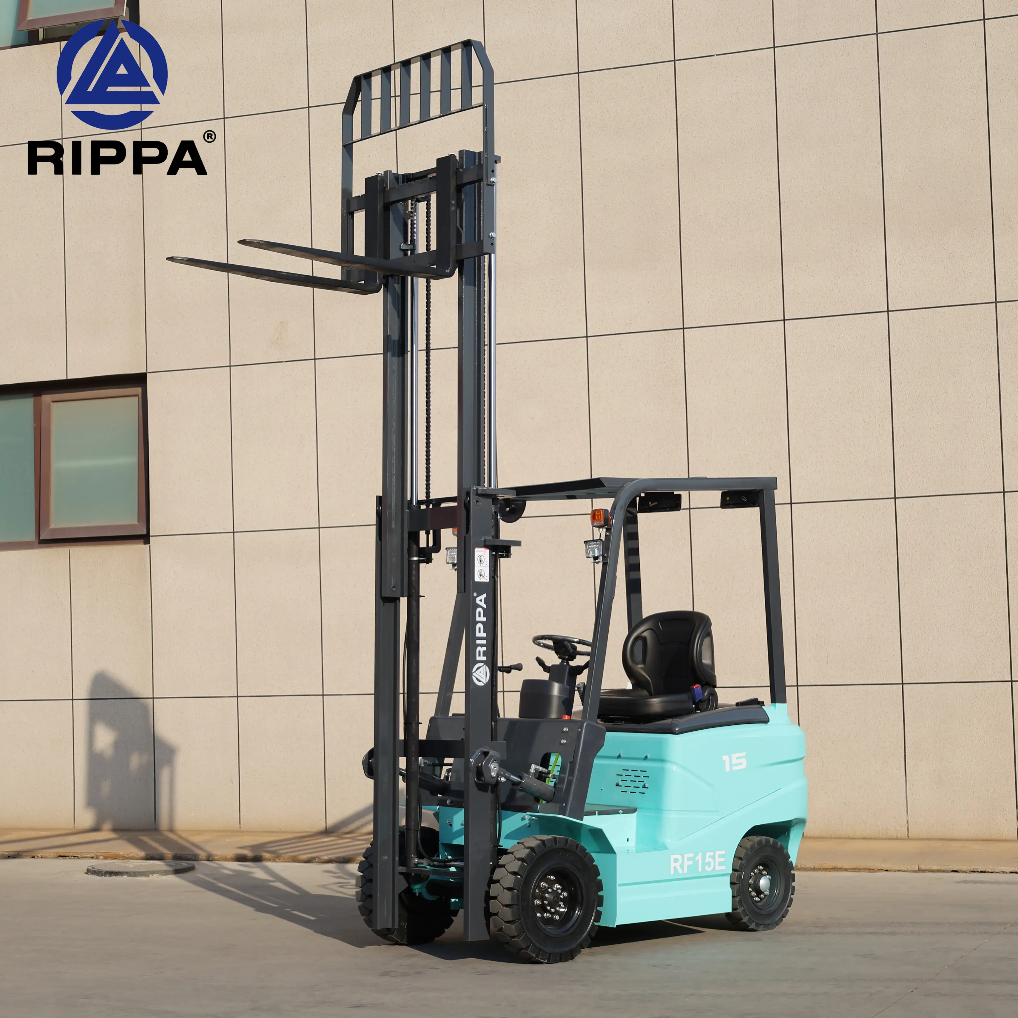 Good Quality 1 Ton 2 Ton Full Electric Fork Lift 3 Meters Lifting Forklift Truck for Sale