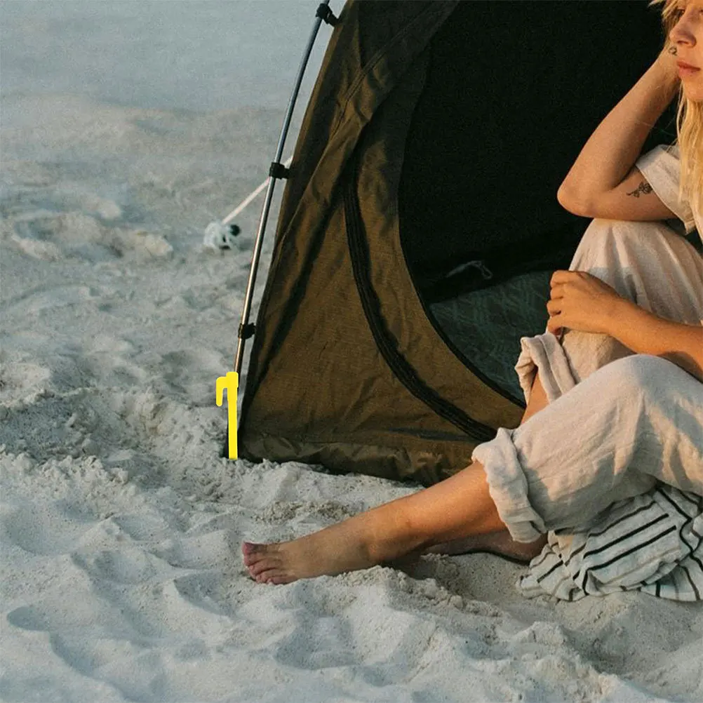 

40Pcs Tent Stakes Heavy Duty Plastic Camping Outdoor Garden Anchoring Pegs Tarp Stakes Lawn Netting Landscape Spikes